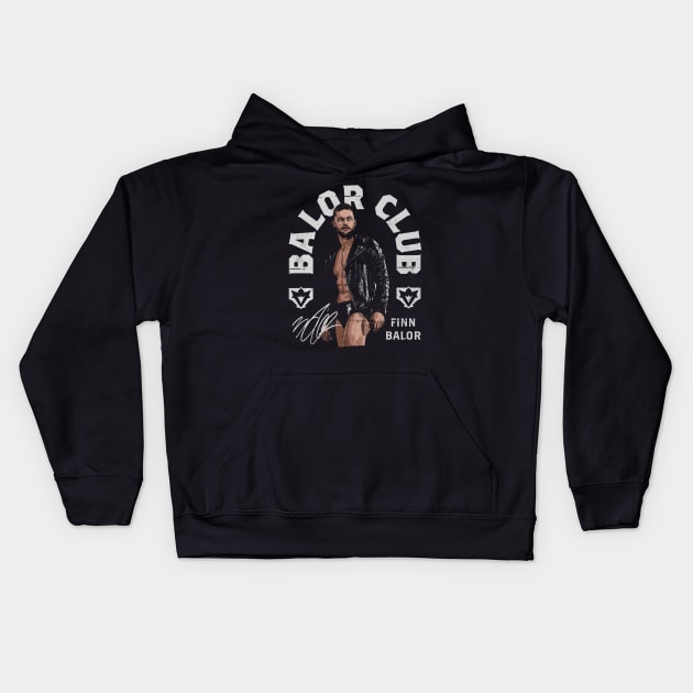 Finn Balor Club Kids Hoodie by MunMun_Design